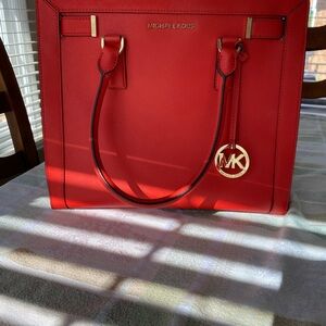 Michael Kors Orange Tote Bag